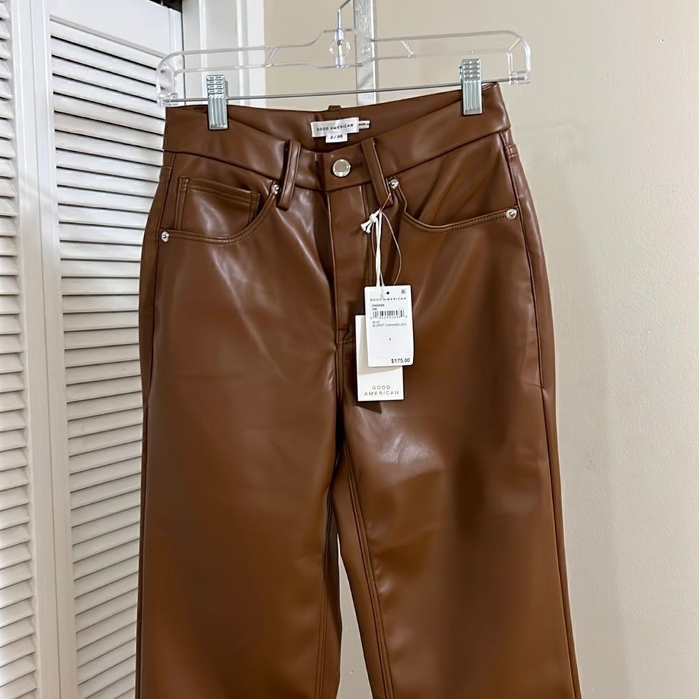 Good American Faux leather pants - Picture 5 of 11